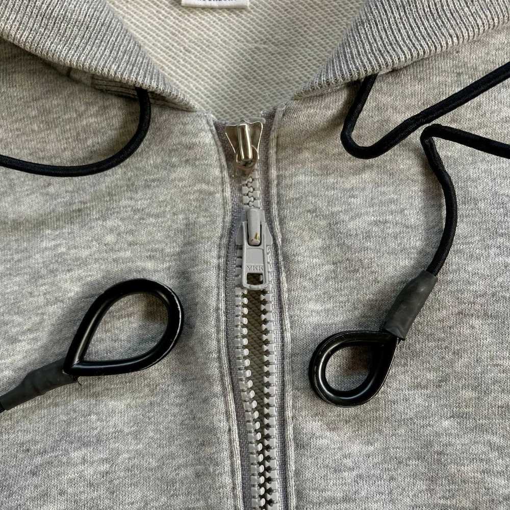 Y-3 Y-3 Zip-up Gray Hoodie - image 6