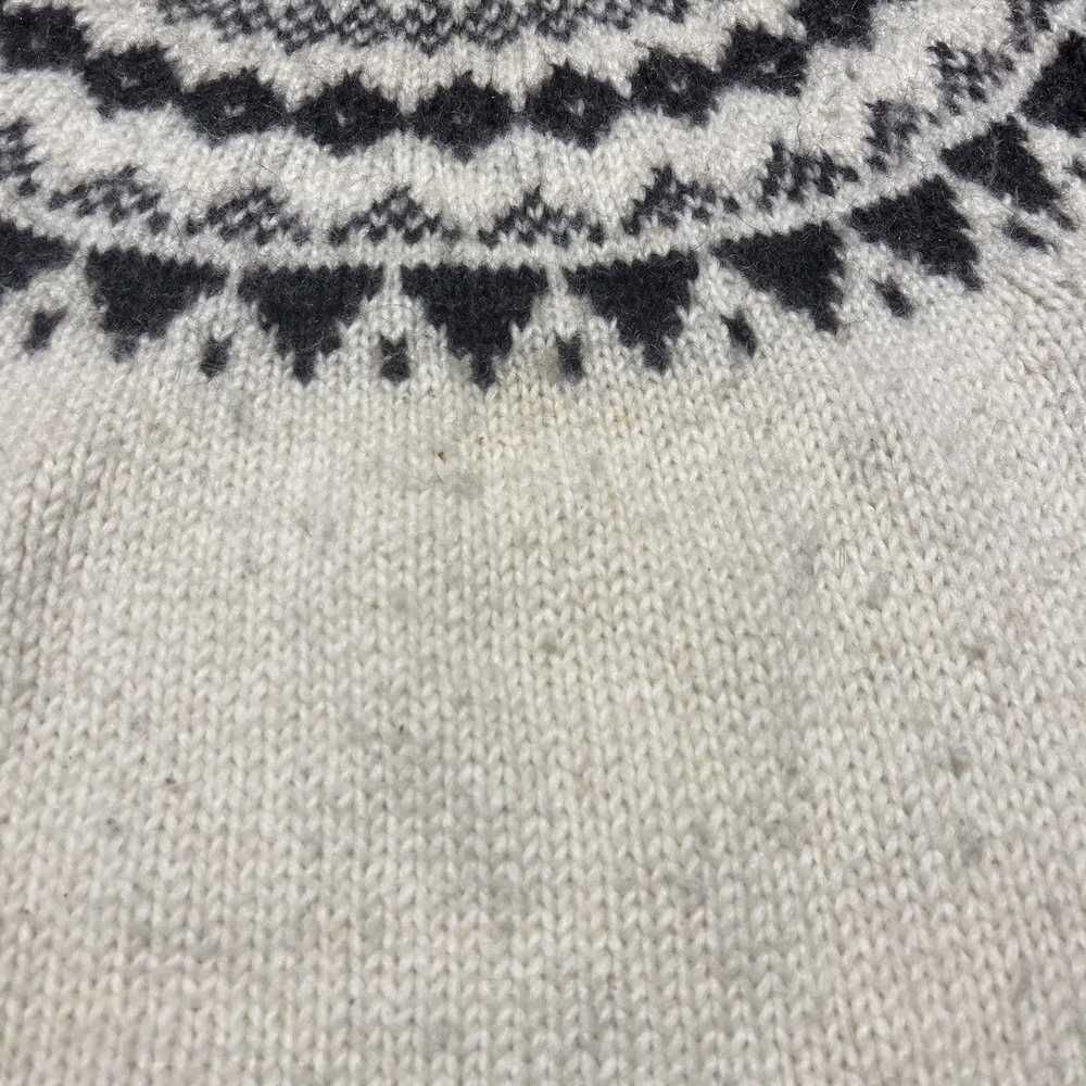 Made In Usa × Vintage Vintage 60s Cream Fair Isle… - image 2