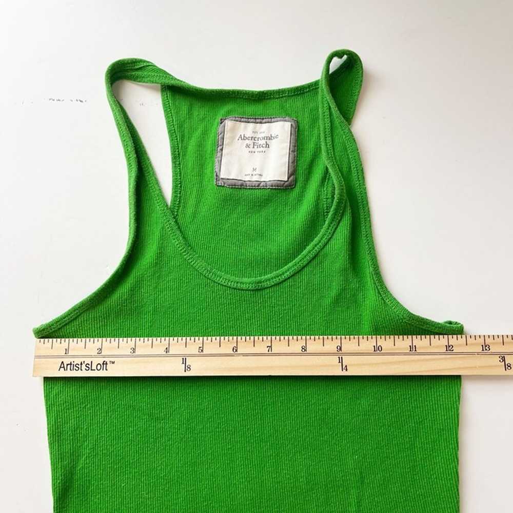 Vintage Abercrombie & Fitch Green Ribbed Racerbac… - image 6