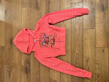 Streetwear Rhinestone cropped hoodie - image 1