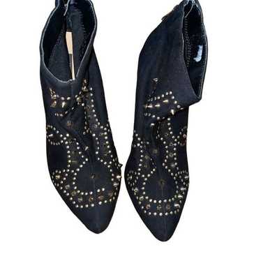 Forever 21 Black Studded Booties