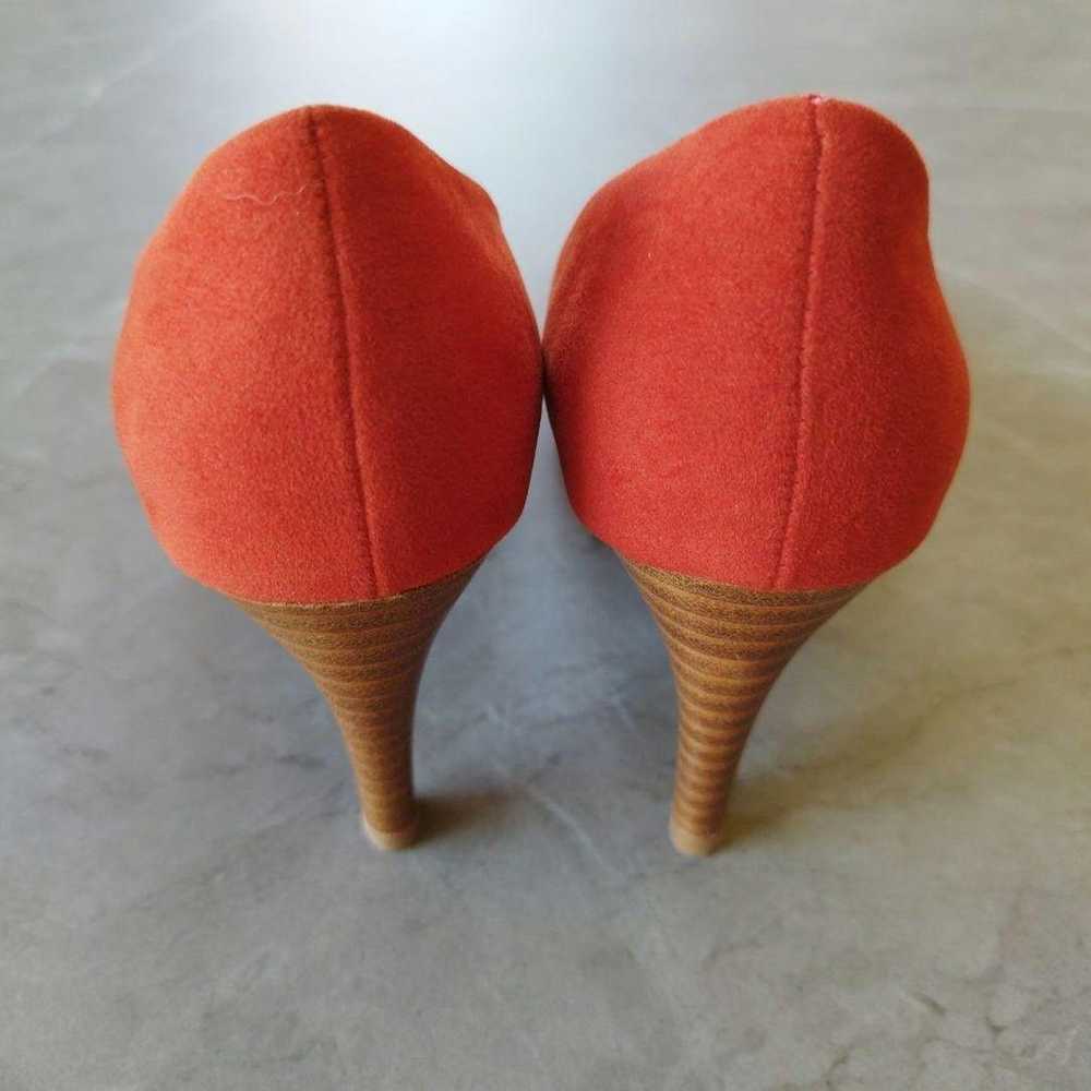 Nano Universe Suede Pumps Orange 23cm - image 2