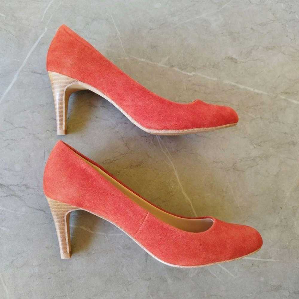 Nano Universe Suede Pumps Orange 23cm - image 4