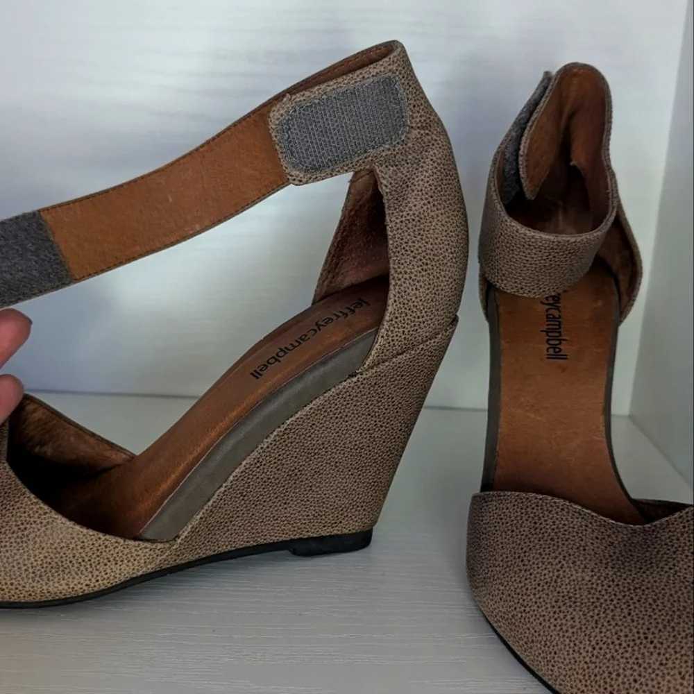 Jeffrey Campbell Tatum Wedge Heels sz 7 - image 6