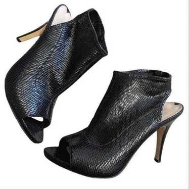 Via Spiga Helene2 black python snakeskin leather … - image 1