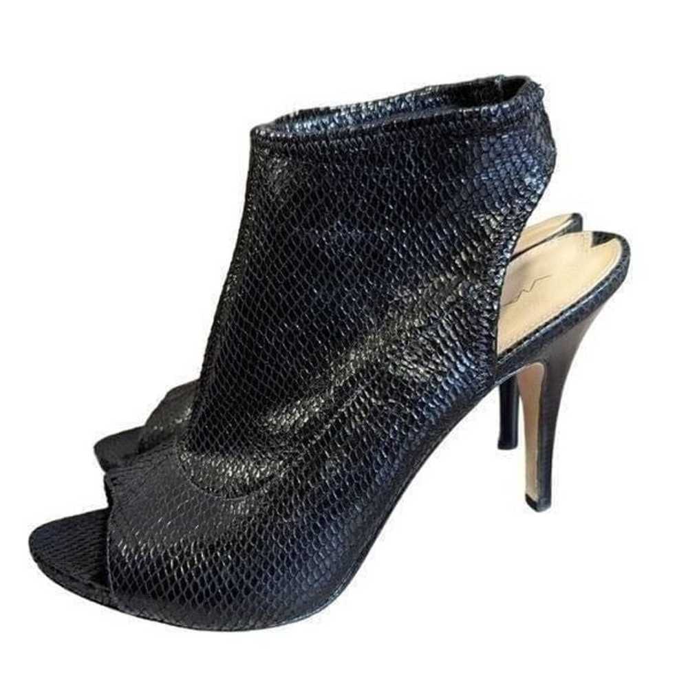 Via Spiga Helene2 black python snakeskin leather … - image 2