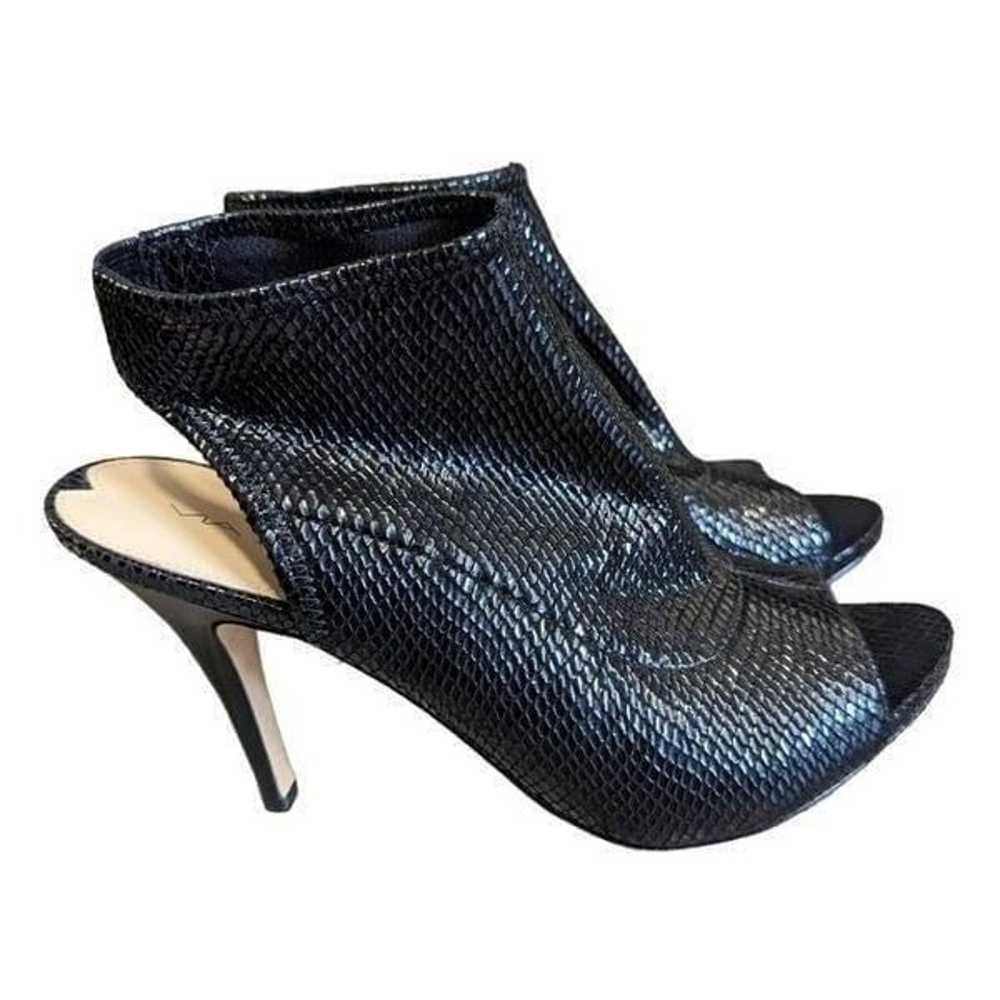 Via Spiga Helene2 black python snakeskin leather … - image 4