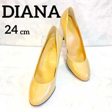 【Excellent Condition】☆DIANA☆Diana☆Pumps☆Patent Lea