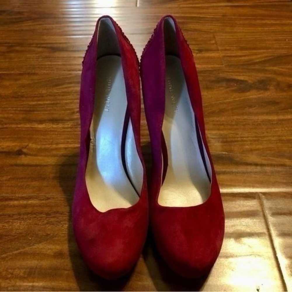 Nine West Pink Pumps with Red Rhinestones on Heel… - image 5