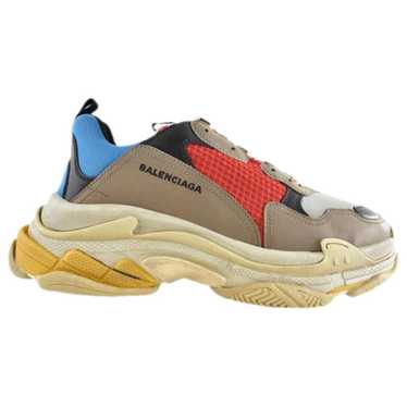 Balenciaga Triple S leather low trainers