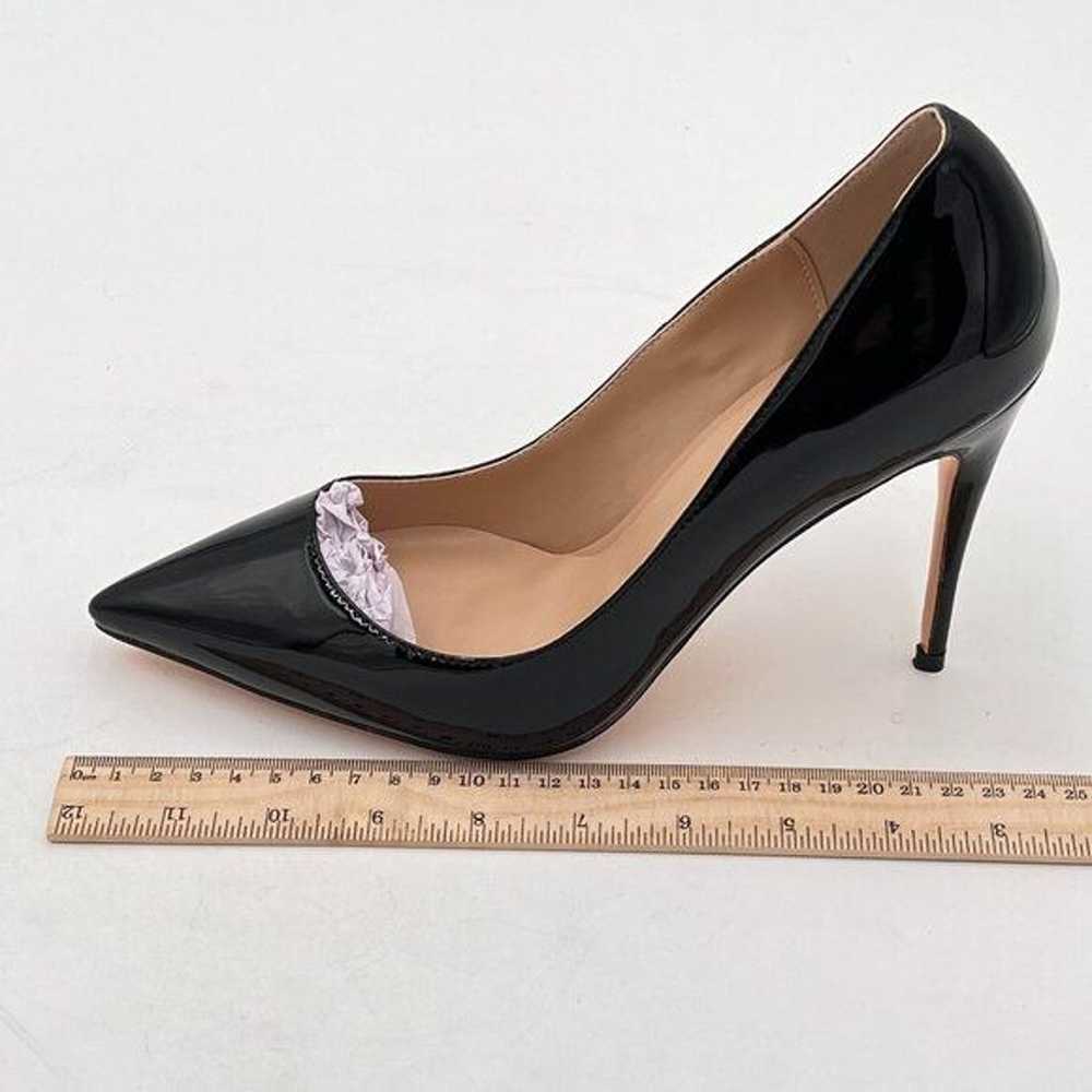 FSJ Black Formal Pointed Toe Pumps High Heel Sexy… - image 2