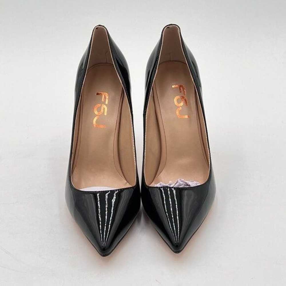 FSJ Black Formal Pointed Toe Pumps High Heel Sexy… - image 3