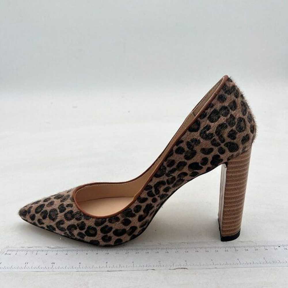 FSJ Women Sexy Leopard Fashion Pointed Toe Chunky… - image 2