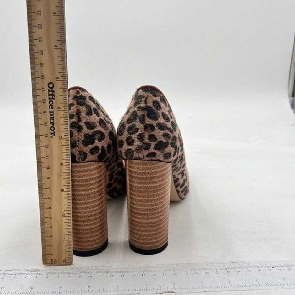 FSJ Women Sexy Leopard Fashion Pointed Toe Chunky… - image 4