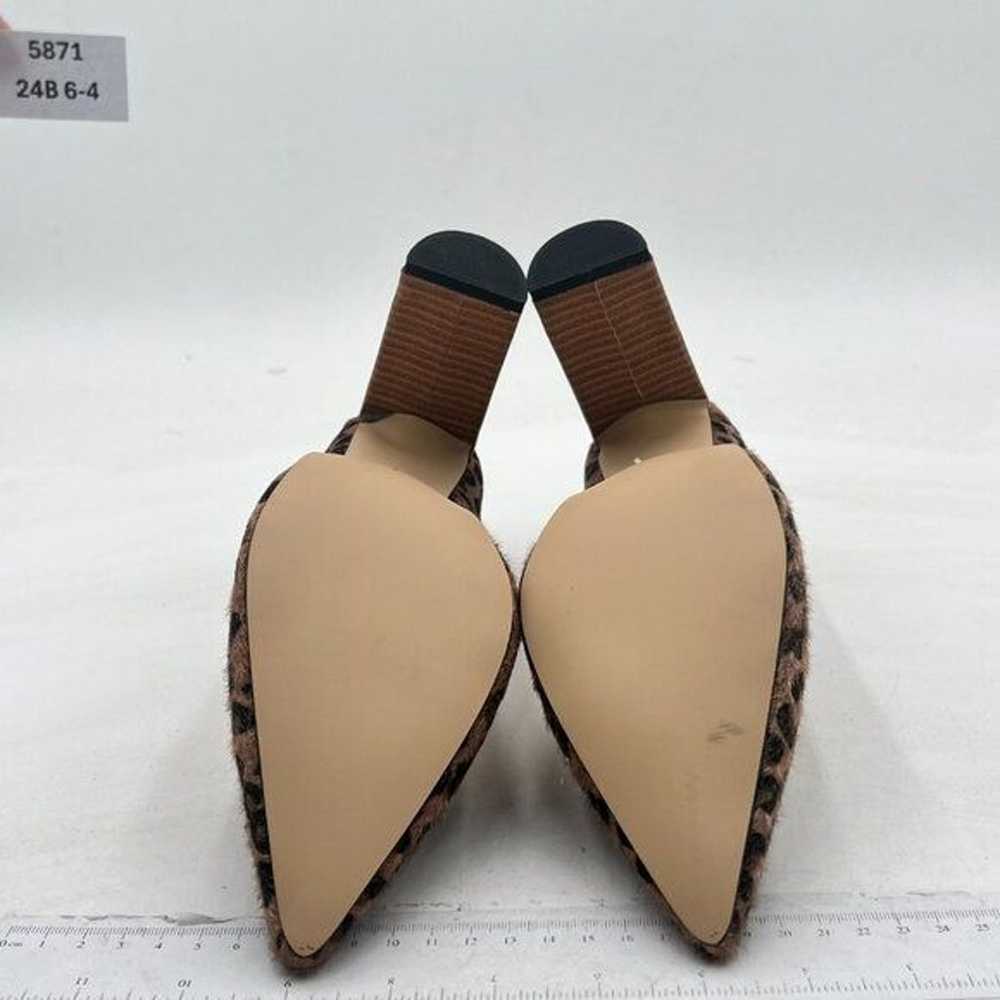 FSJ Women Sexy Leopard Fashion Pointed Toe Chunky… - image 6