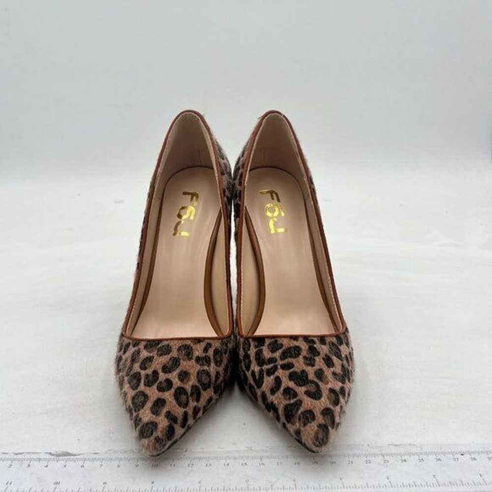 FSJ Women Sexy Leopard Fashion Pointed Toe Chunky… - image 7