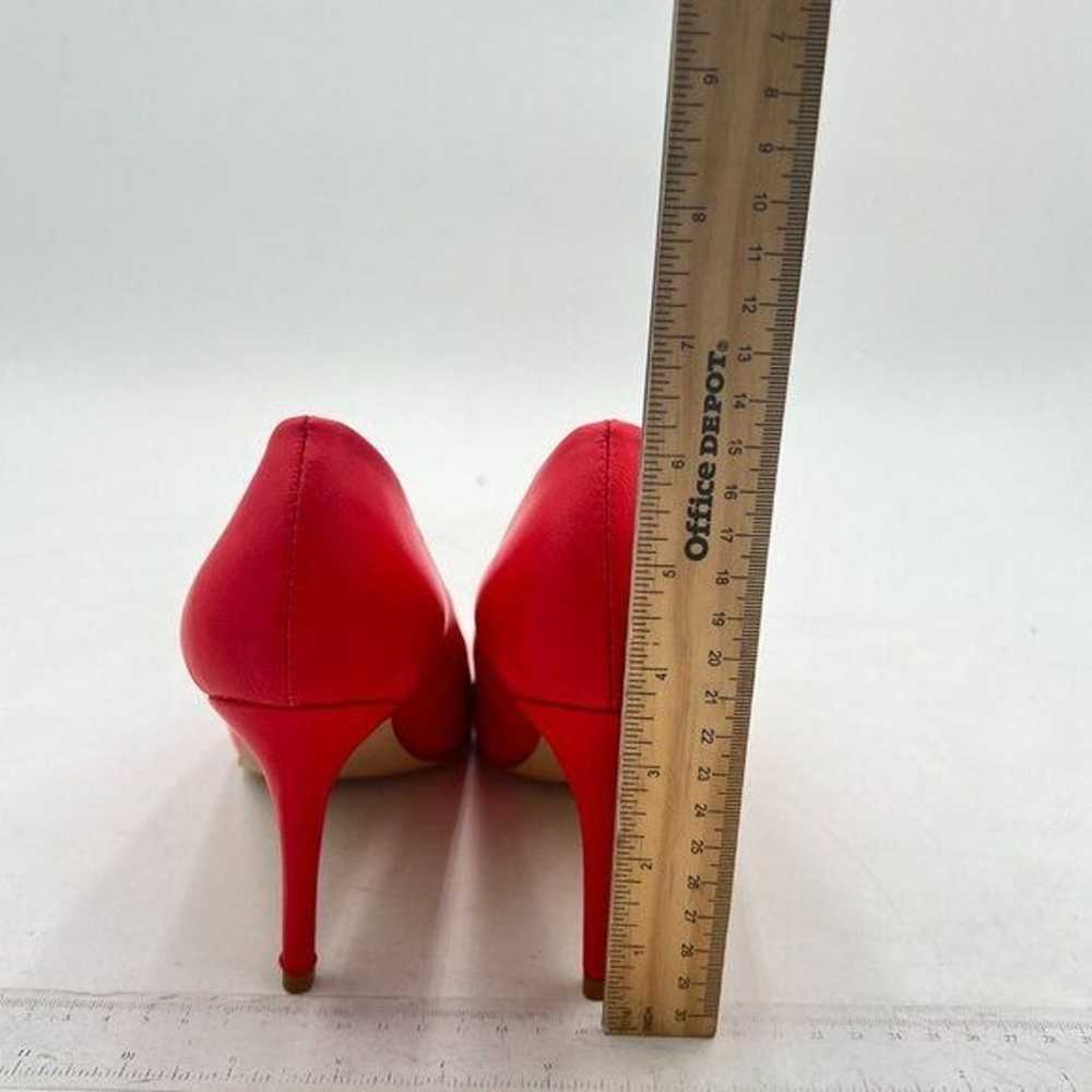 FSJ Red Pointed Toe Pumps High Heels Slip On Part… - image 4