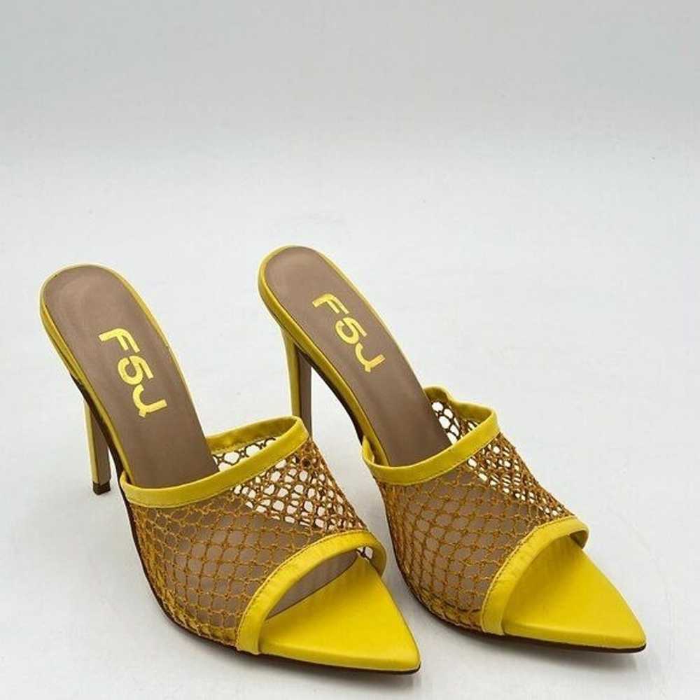 FSJ Women Fashion High Heels Mules Sexy Slide Bra… - image 1