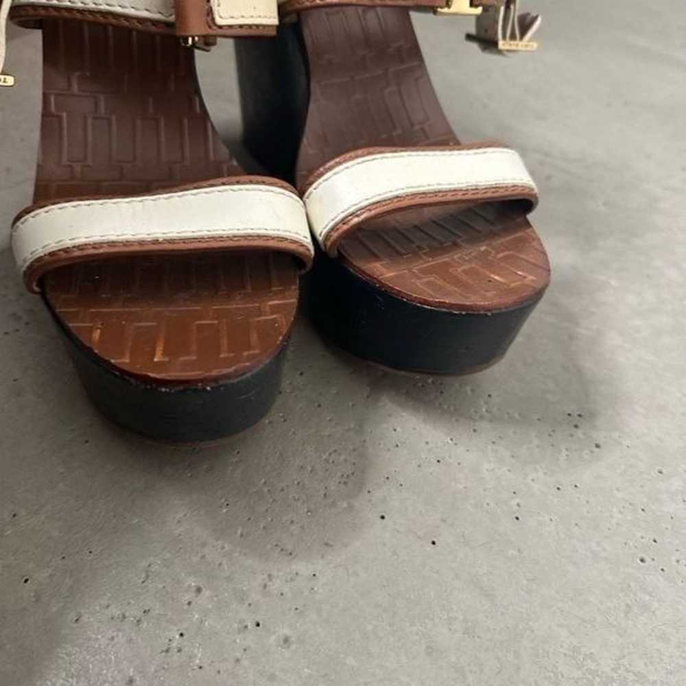 Tory Burch Leather Platform Wedges - image 6