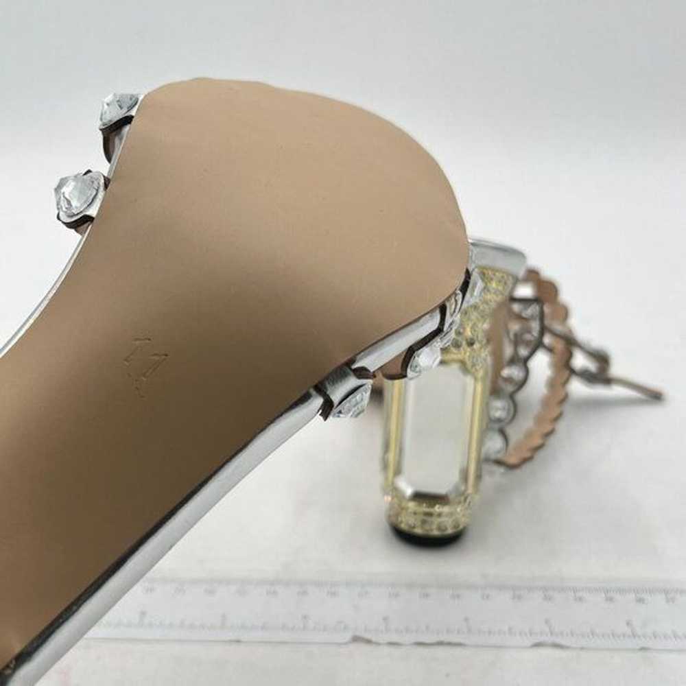 FSJ Women Jeweled High Heel Sandals Rhinestones D… - image 6