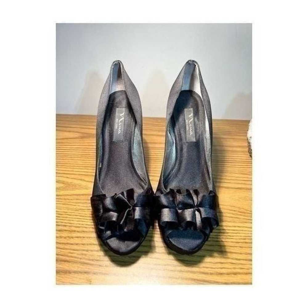 Nina Black Satin shoes | 9.5 - image 3