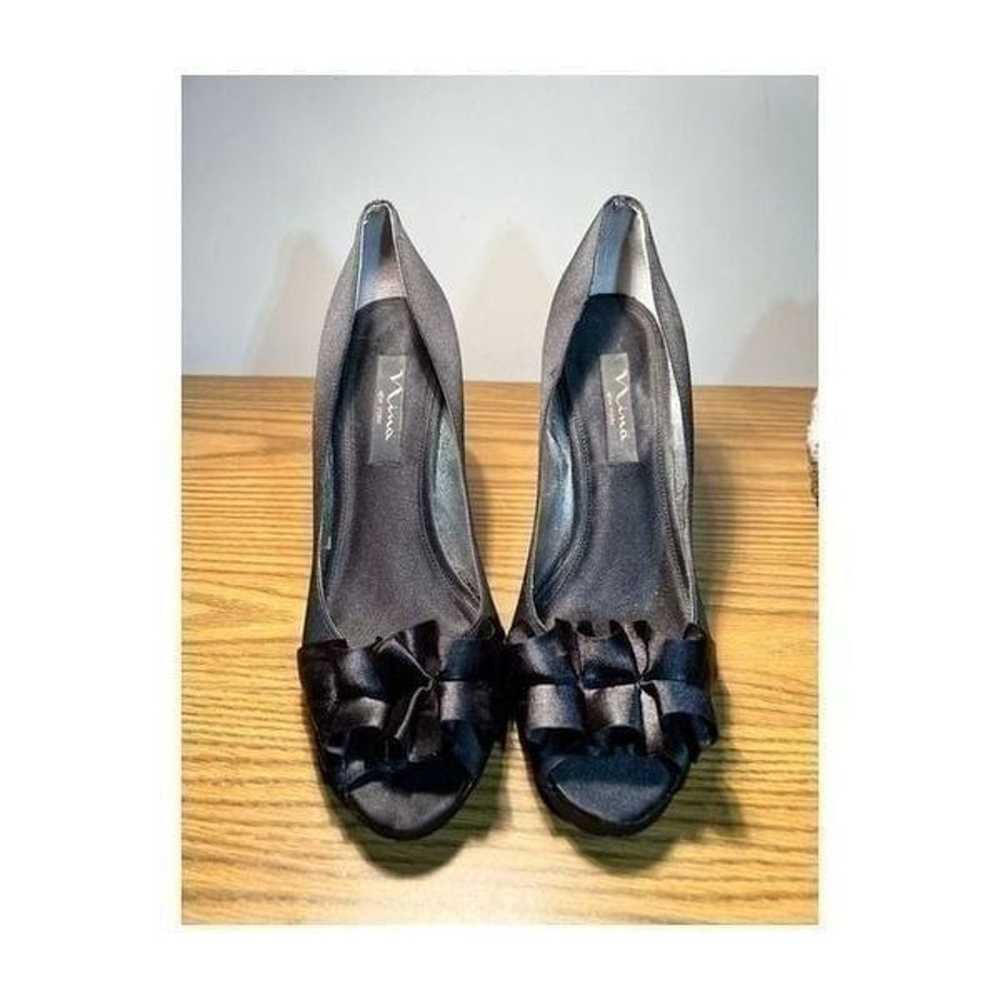 Nina Black Satin shoes | 9.5 - image 5