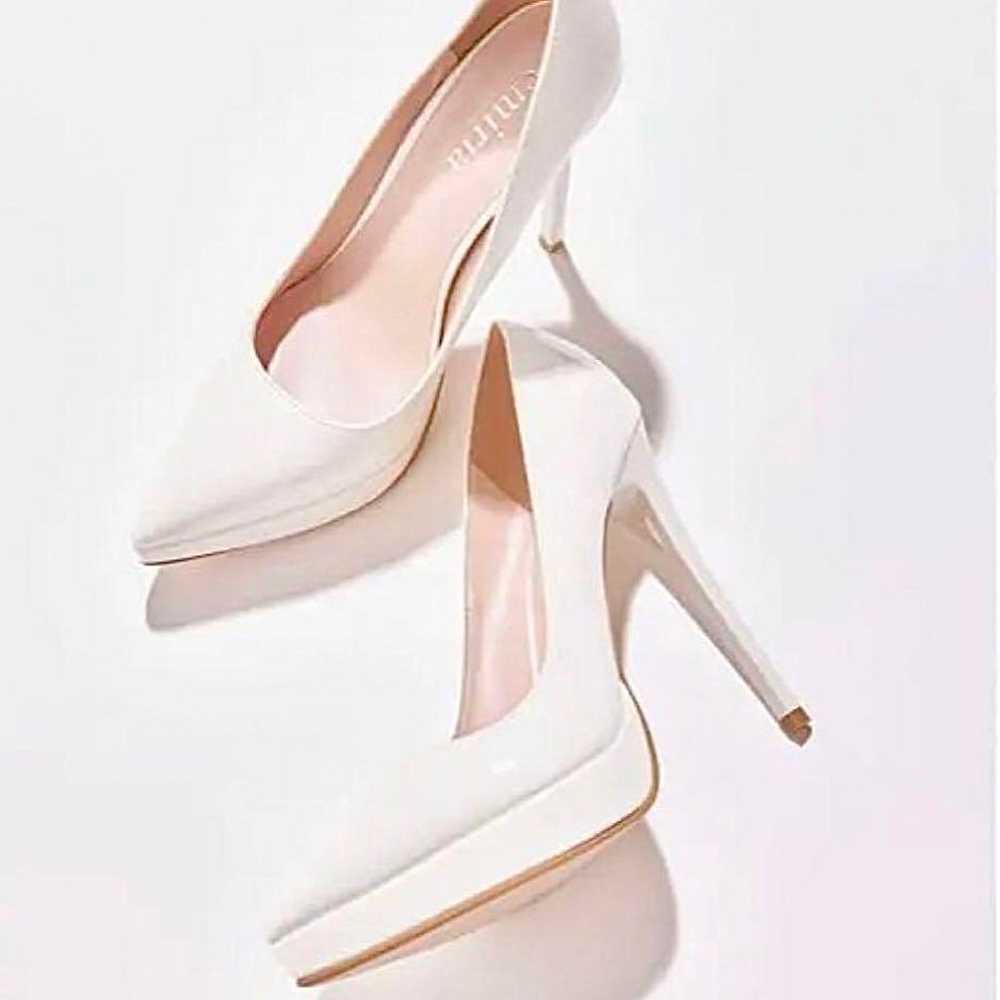 Emiria Enamel Pumps White - image 1