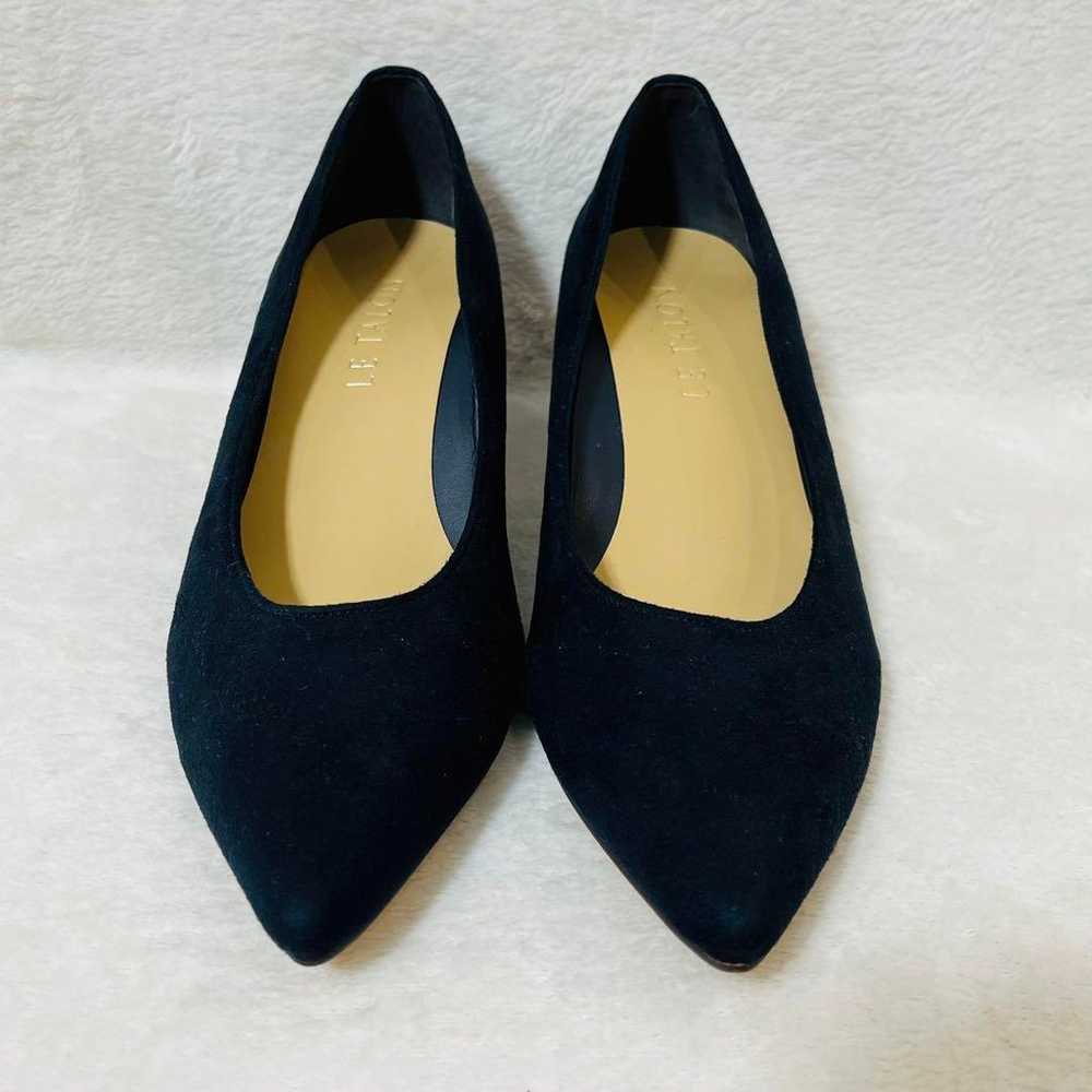 Excellent condition LE TALON pumps suede black 25 - image 2