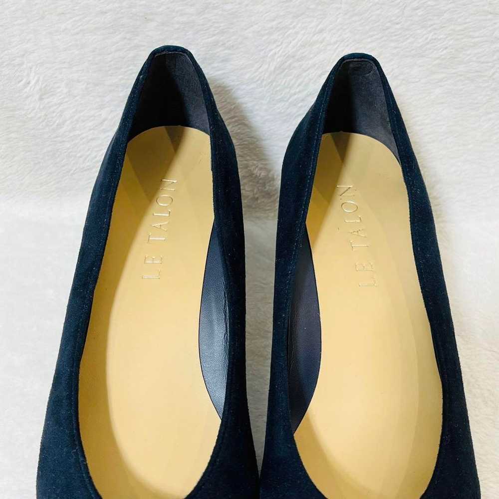 Excellent condition LE TALON pumps suede black 25 - image 3