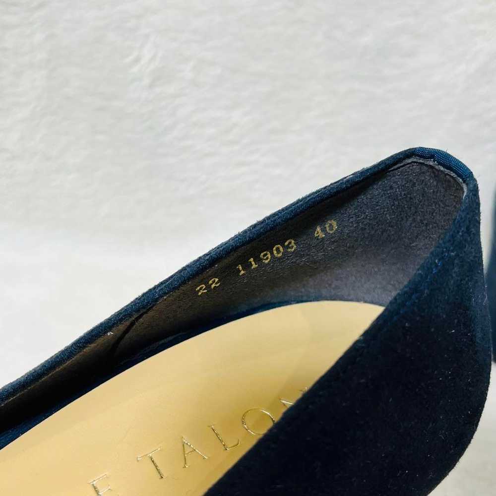 Excellent condition LE TALON pumps suede black 25 - image 4