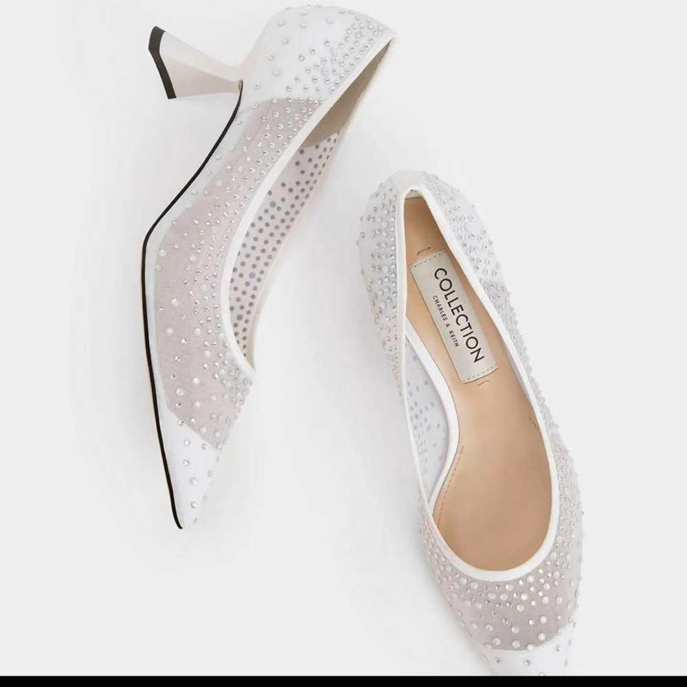 Breeze Mesh Embellished Pumps - image 7