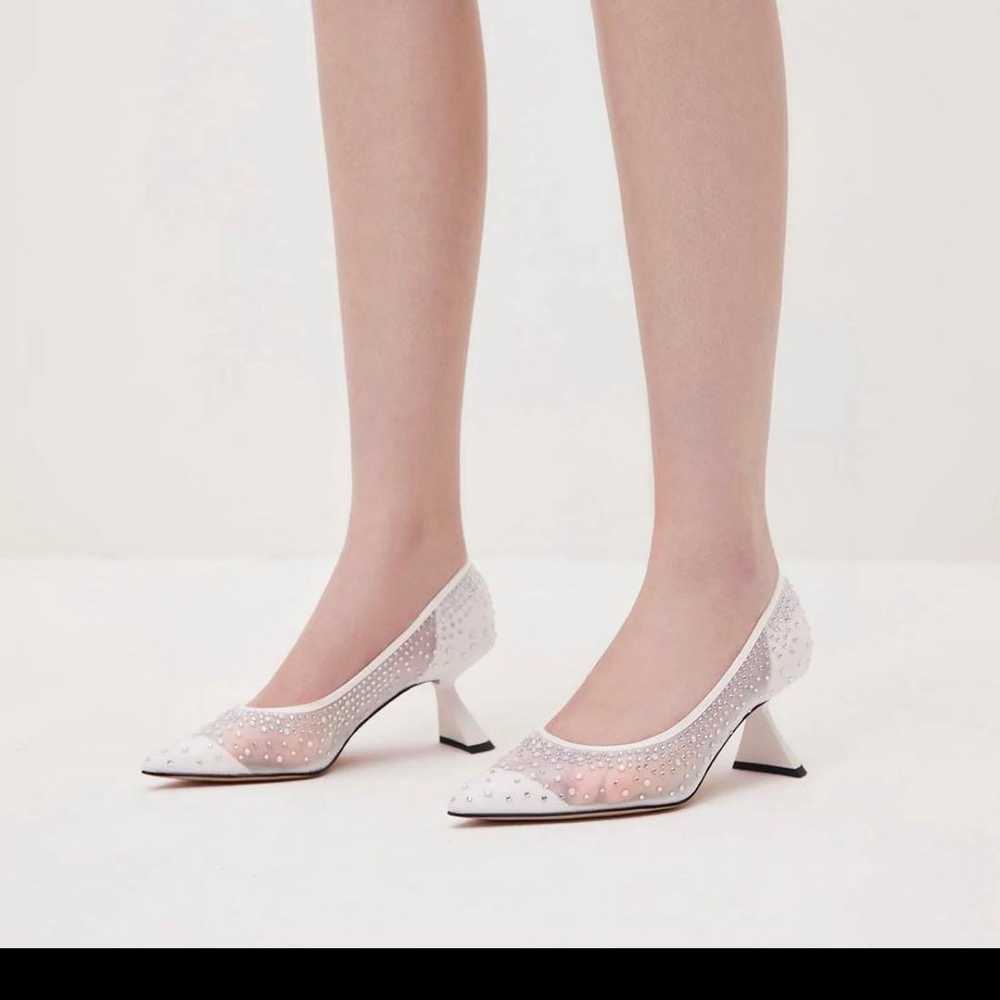 Breeze Mesh Embellished Pumps - image 9