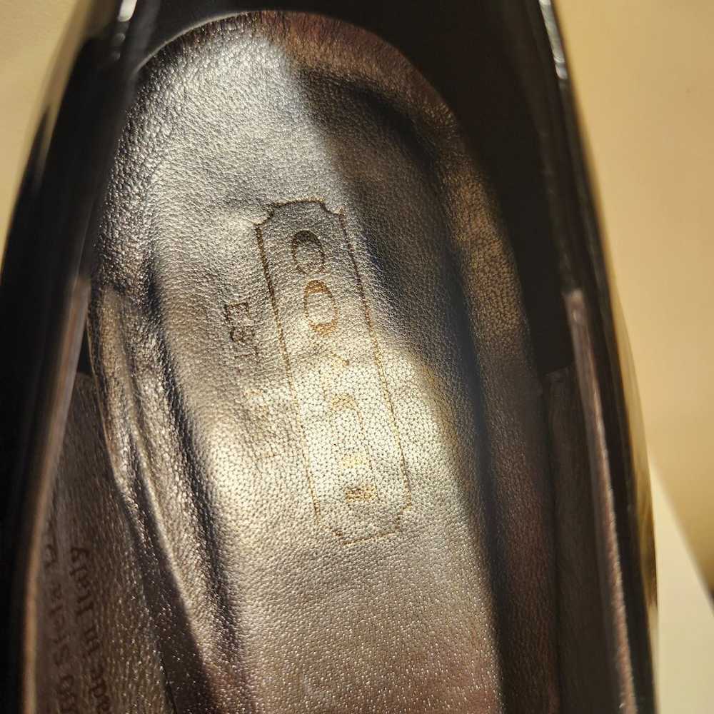 Coach Black Patent Leather Cone Heel Pumps sz.9.5… - image 4