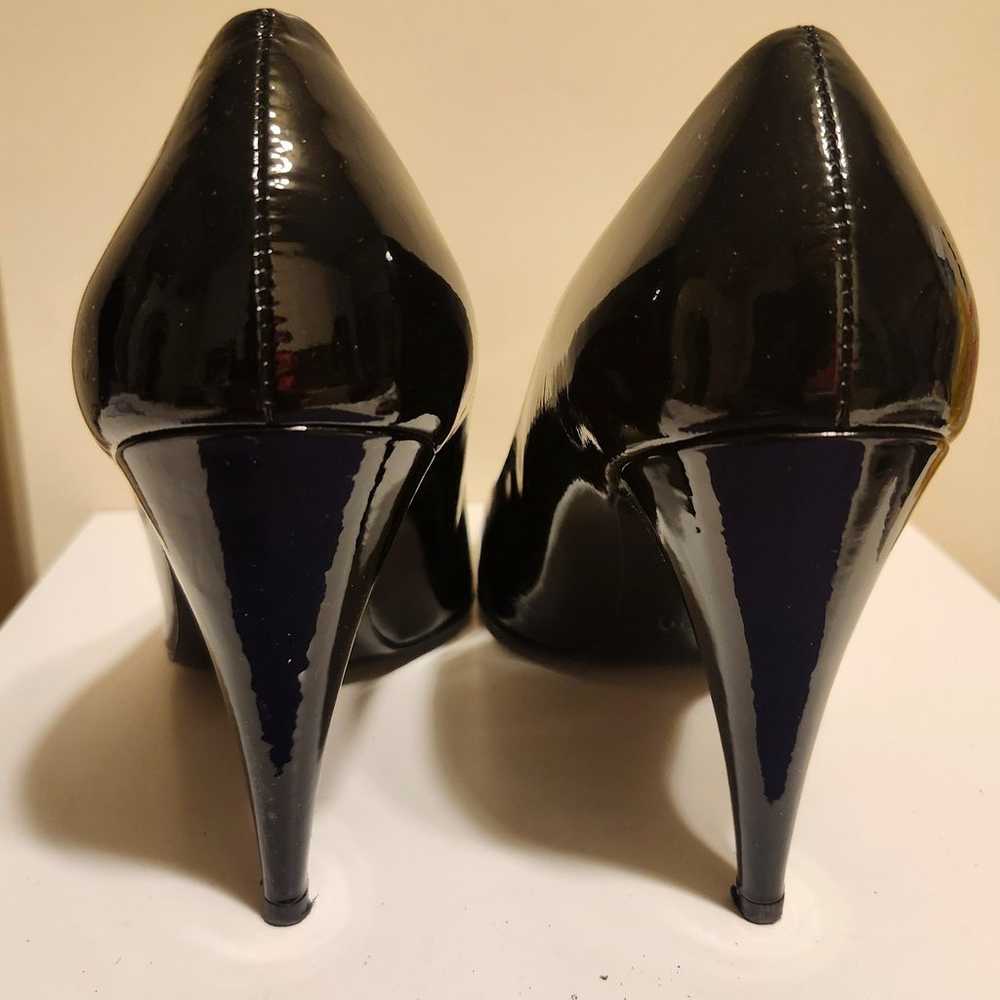 Coach Black Patent Leather Cone Heel Pumps sz.9.5… - image 5