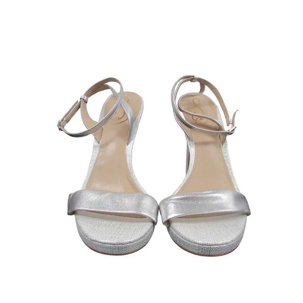 Sam Edelman Women Size 10 Silver Open Toe Jade He… - image 2