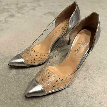 Ginza Kanematsu Clear & Silver High Heels