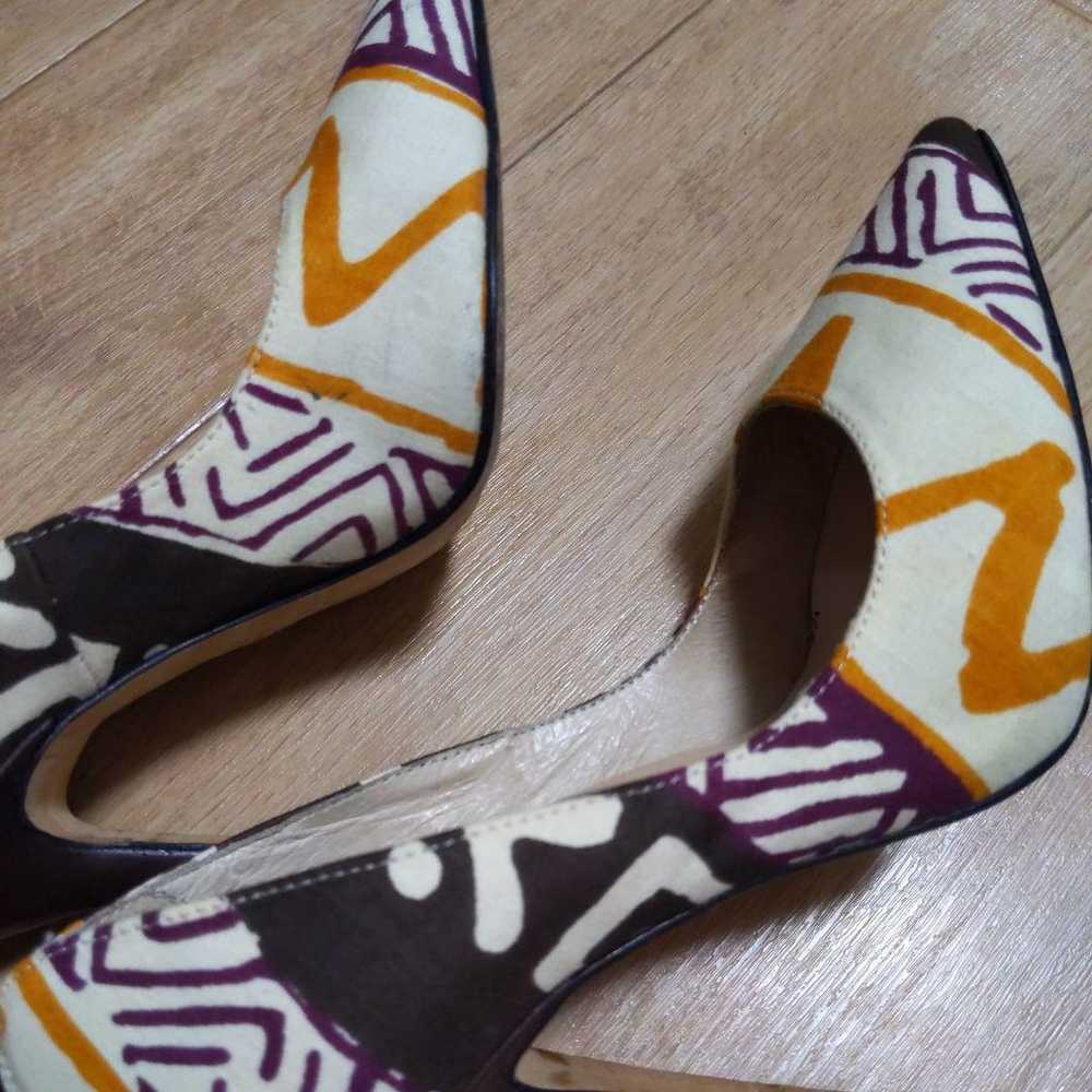 African Print High Heels - image 3