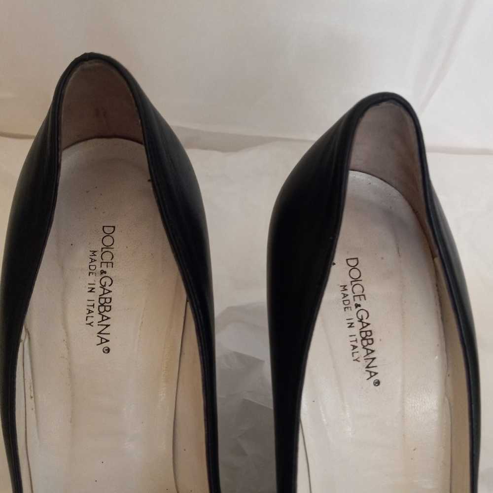 Dolce and Gabbana iconic black heels size 37 - image 4