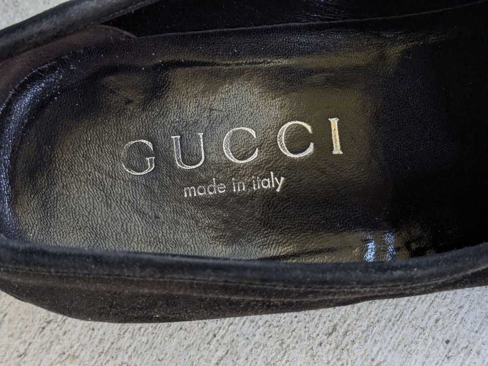 Gucci × Tom Ford Gucci Horsebit Loafers Black Sue… - image 11