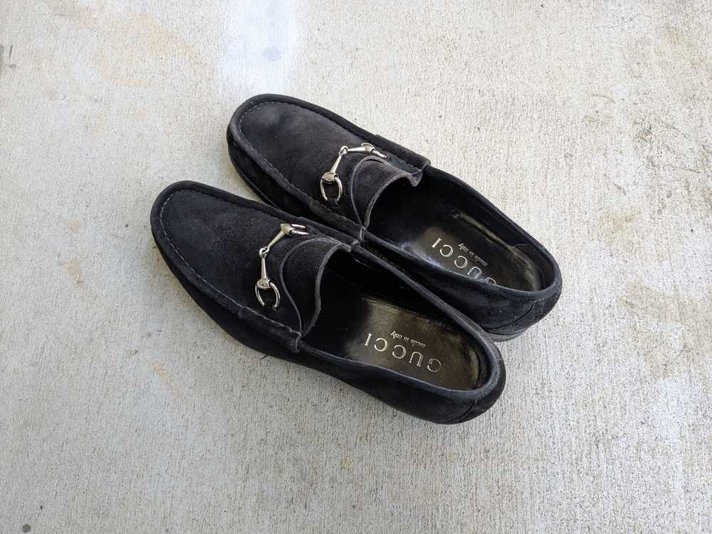 Gucci × Tom Ford Gucci Horsebit Loafers Black Sue… - image 12