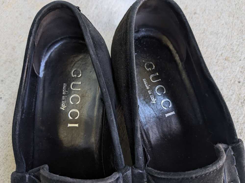 Gucci × Tom Ford Gucci Horsebit Loafers Black Sue… - image 3