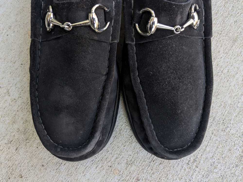 Gucci × Tom Ford Gucci Horsebit Loafers Black Sue… - image 5