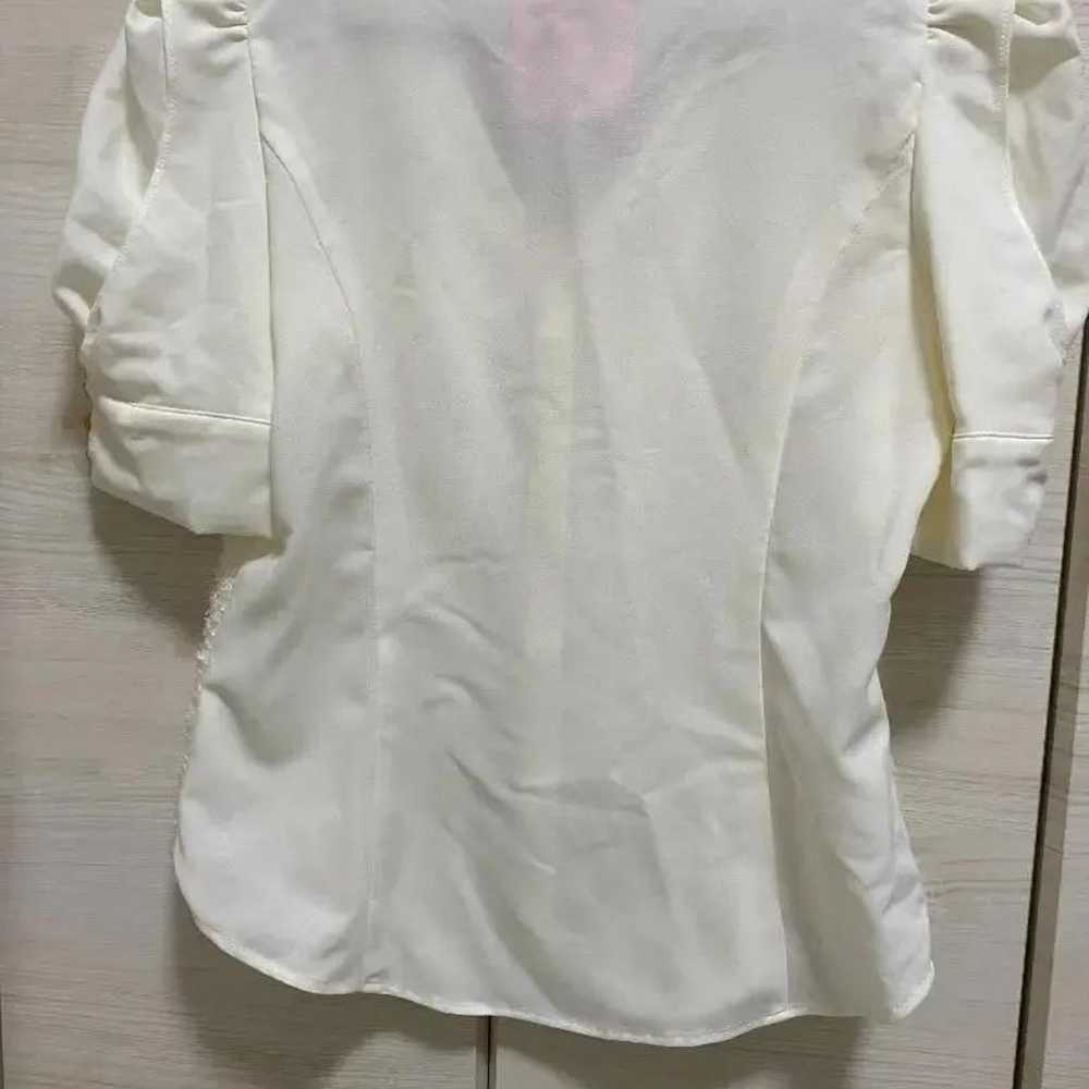 【Popular Product】Honey Bunch Ribbon Blouse White … - image 8