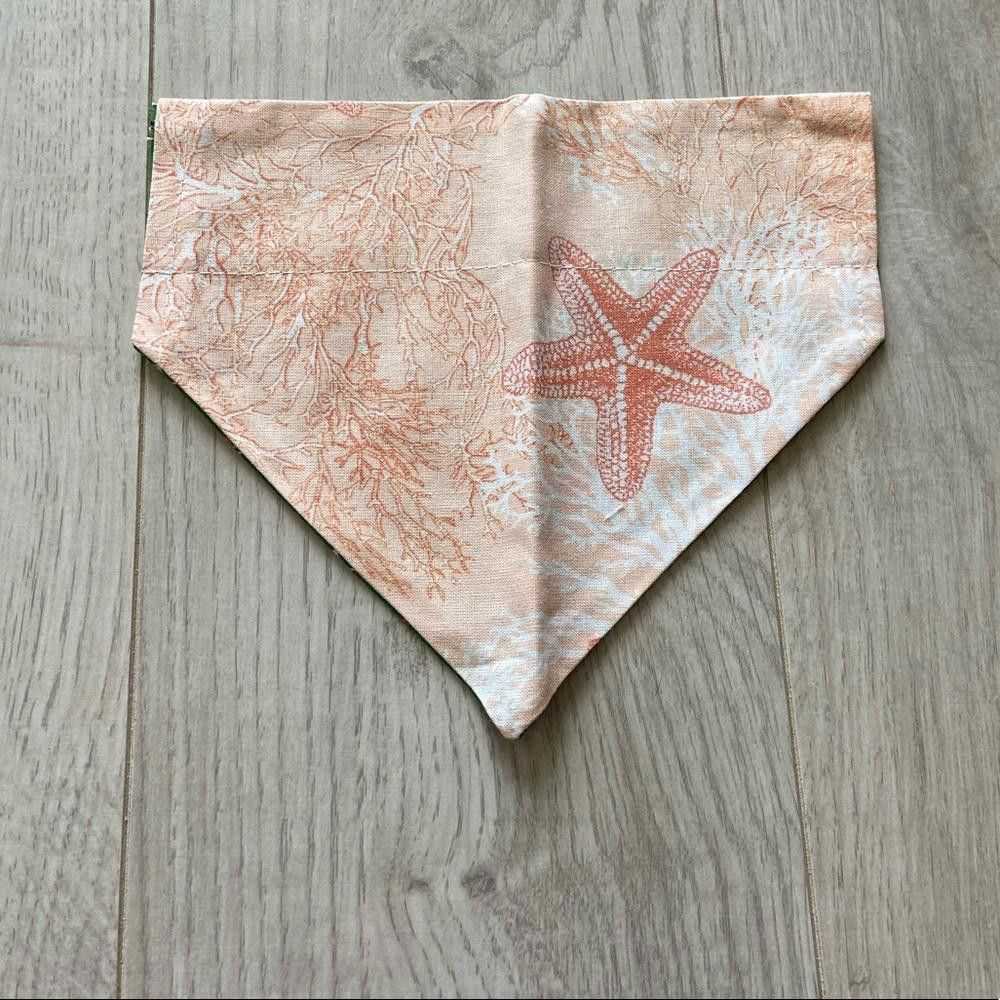 Designer Seashell and Flamingo Dog Bandana - image 4