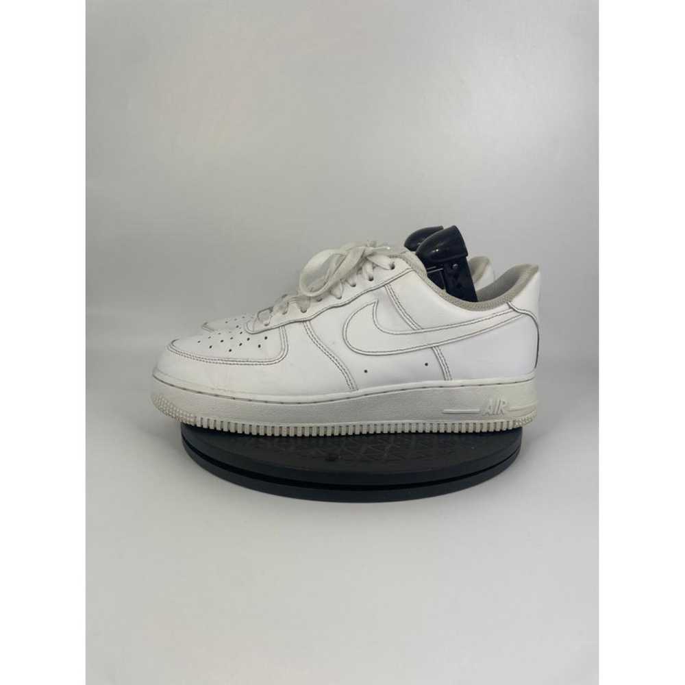 Nike Air Force 1 leather trainers - image 2