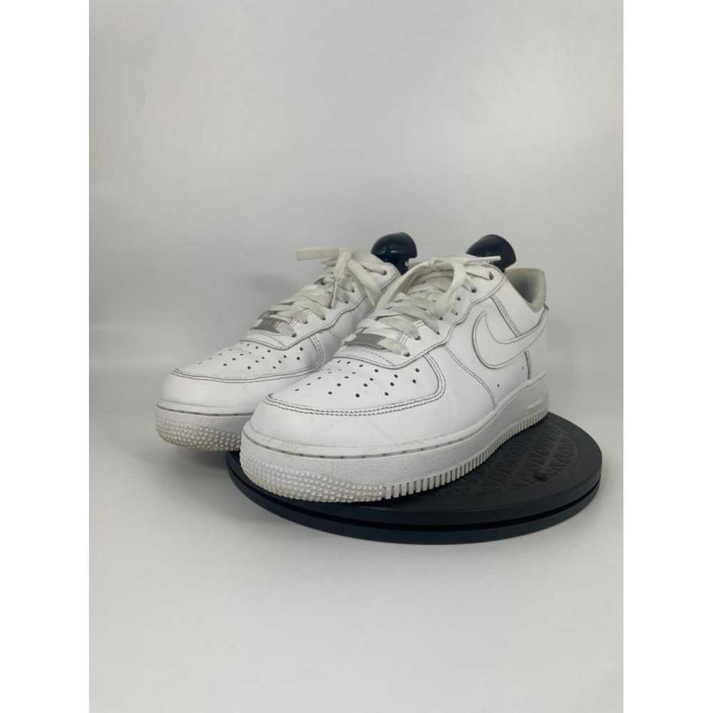 Nike Air Force 1 leather trainers - image 4