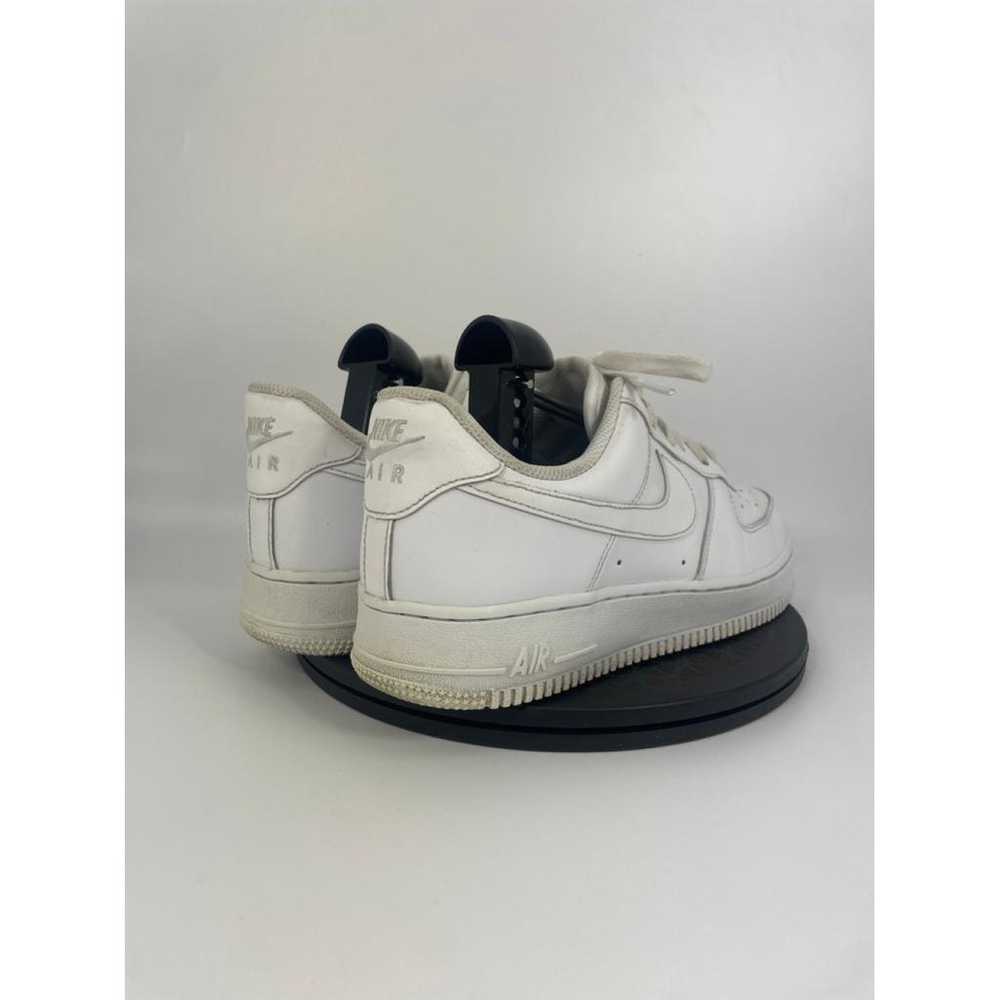 Nike Air Force 1 leather trainers - image 5