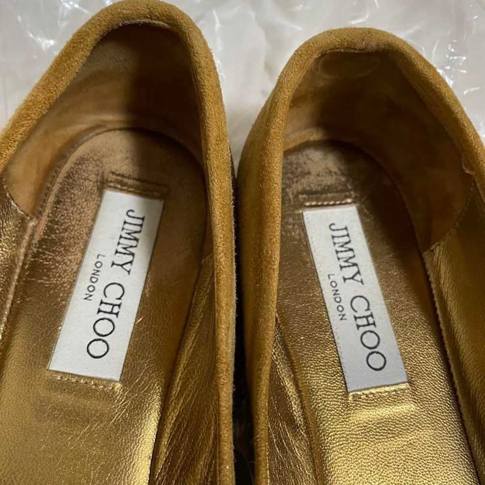 JIMMY CHOO Flat Pumps Camel Excellent Condition - image 12