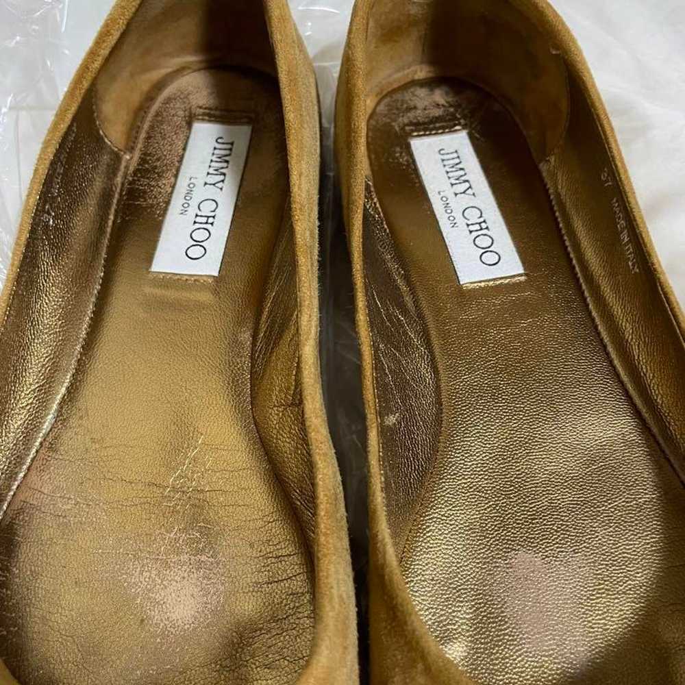 JIMMY CHOO Flat Pumps Camel Excellent Condition - image 5