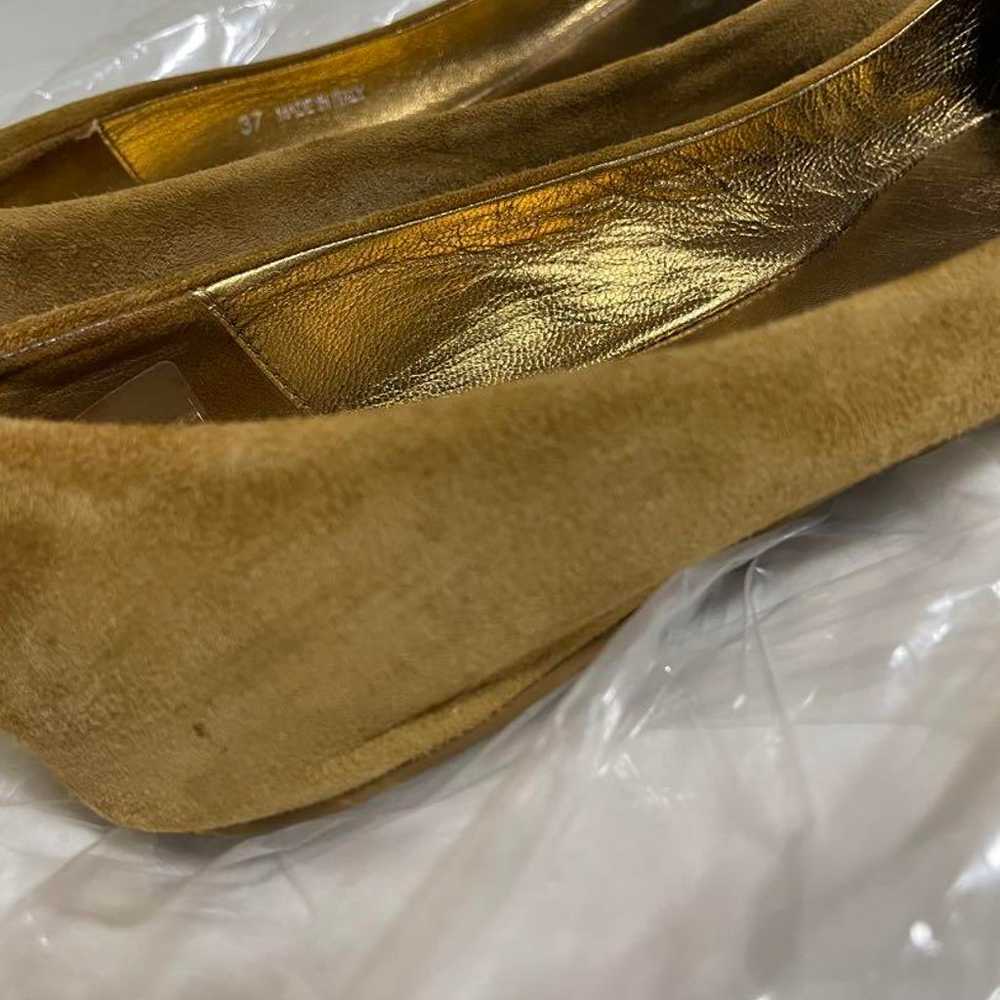 JIMMY CHOO Flat Pumps Camel Excellent Condition - image 7